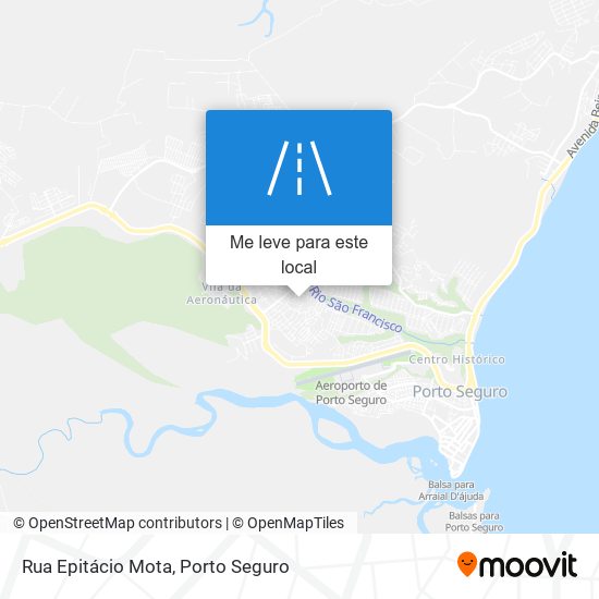 Rua Epitácio Mota mapa