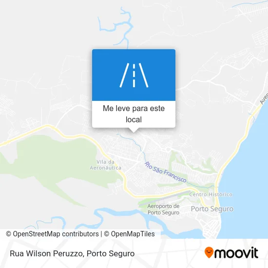 Rua Wilson Peruzzo mapa