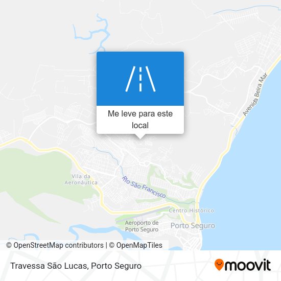Travessa São Lucas mapa