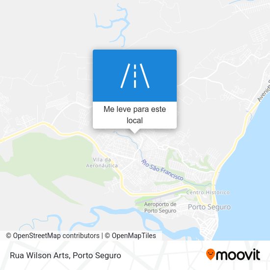 Rua Wilson Arts mapa