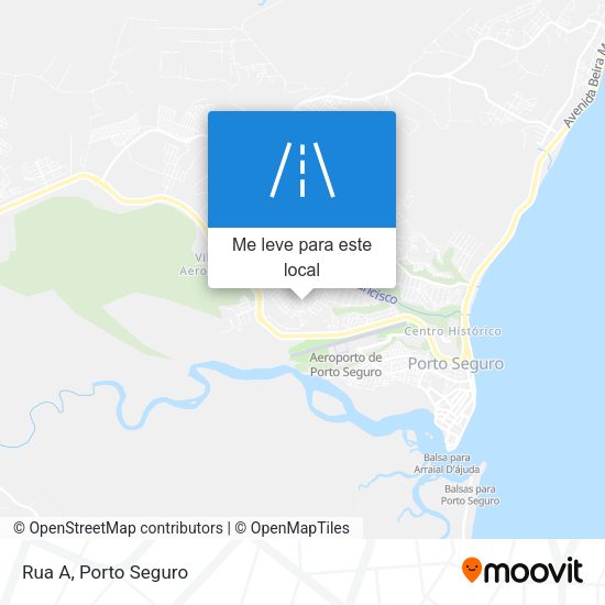 Rua A mapa