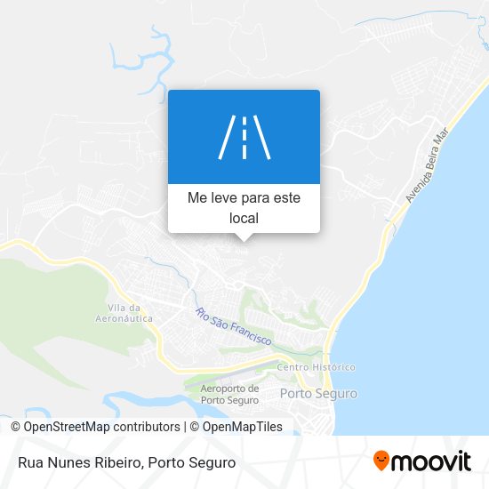 Rua Nunes Ribeiro mapa