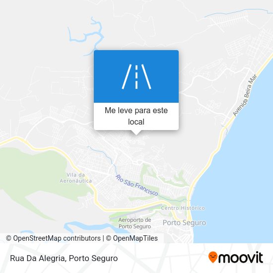 Rua Da Alegria mapa