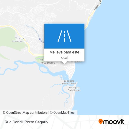 Rua Candi mapa