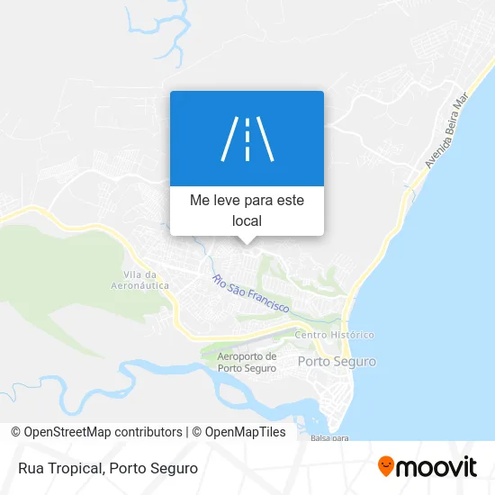Rua Tropical mapa