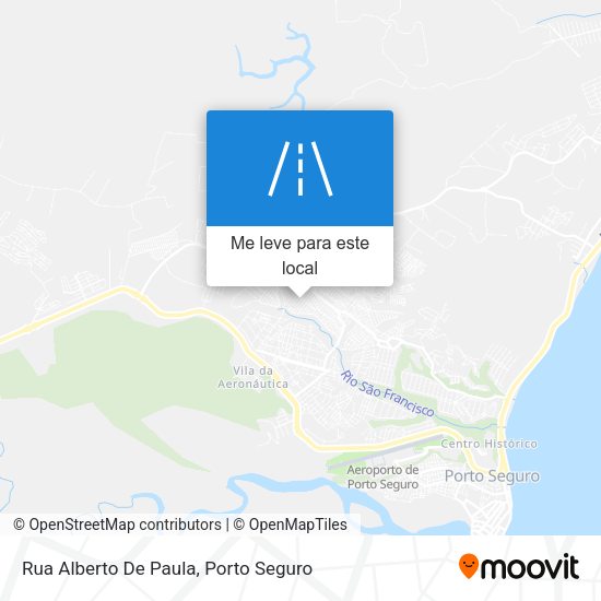 Rua Alberto De Paula mapa