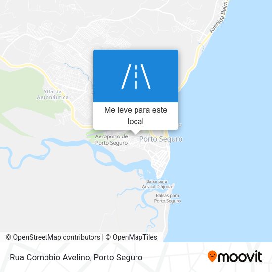 Rua Cornobio Avelino mapa