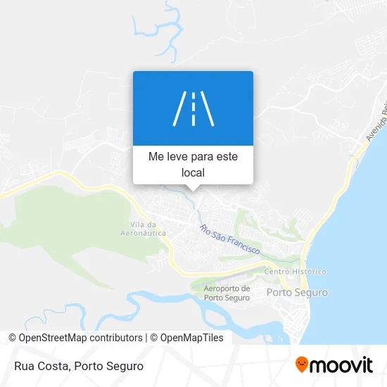 Rua Costa mapa