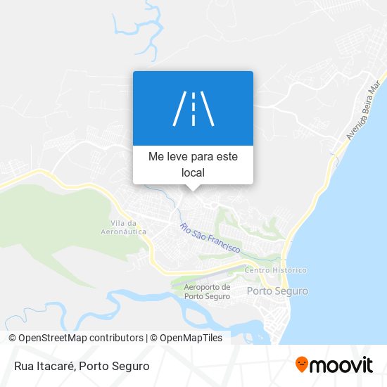 Rua Itacaré mapa