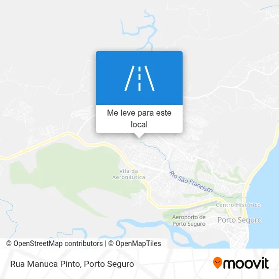 Rua Manuca Pinto mapa