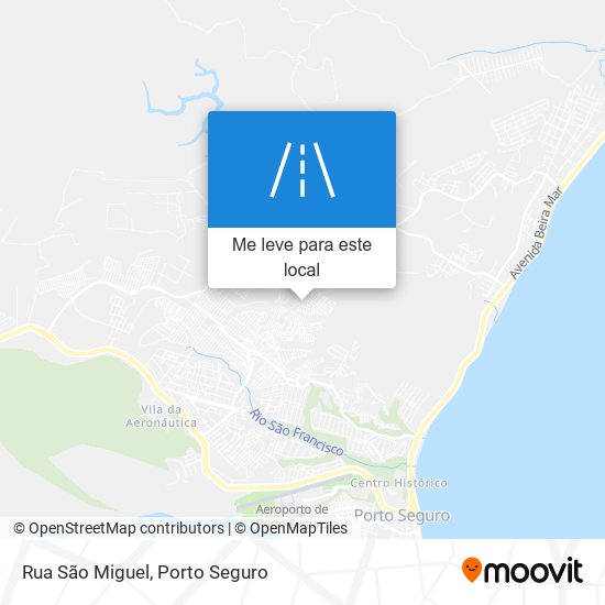 Rua São Miguel mapa