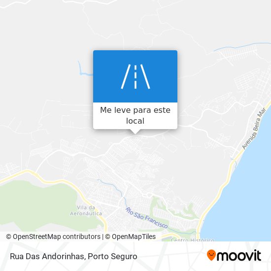 Rua Das Andorinhas mapa