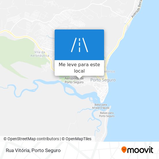 Rua Vitória mapa