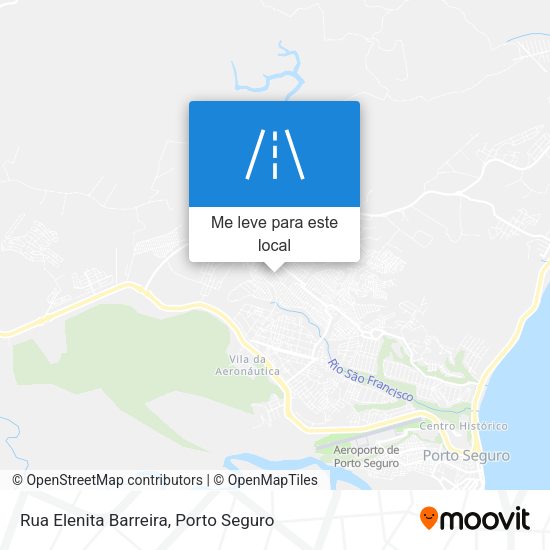 Rua Elenita Barreira mapa