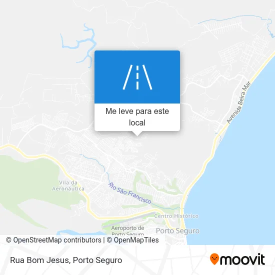 Rua Bom Jesus mapa
