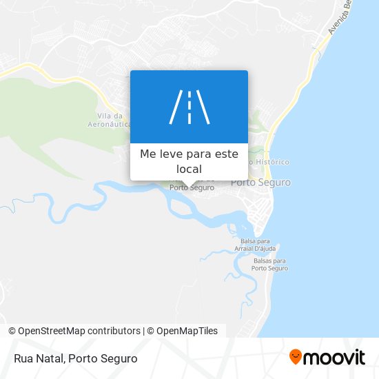 Rua Natal mapa