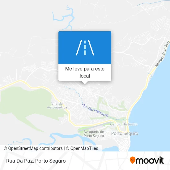 Rua Da Paz mapa