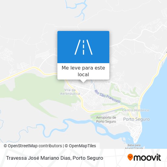 Travessa José Mariano Dias mapa