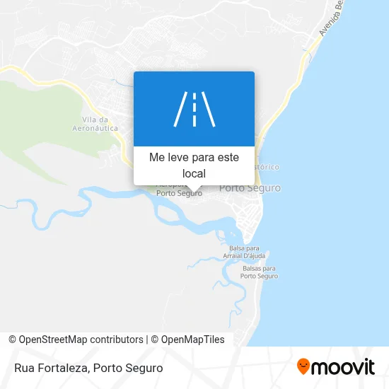Rua Fortaleza mapa