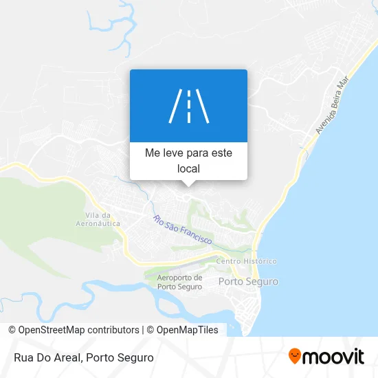 Rua Do Areal mapa