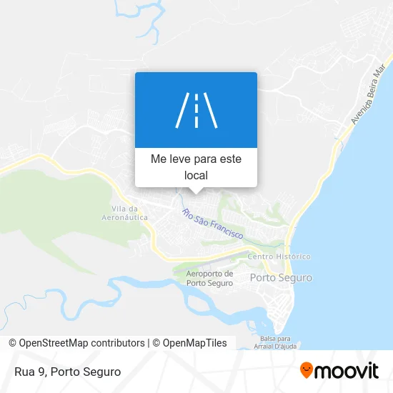 Rua 9 mapa
