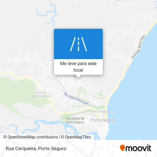 Rua Cerqueira mapa