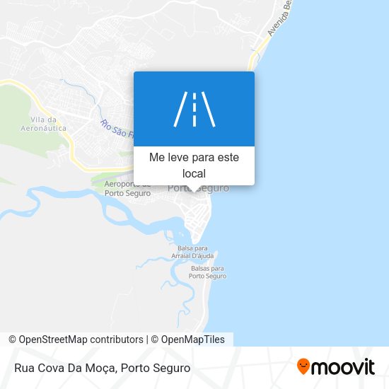 Rua Cova Da Moça mapa