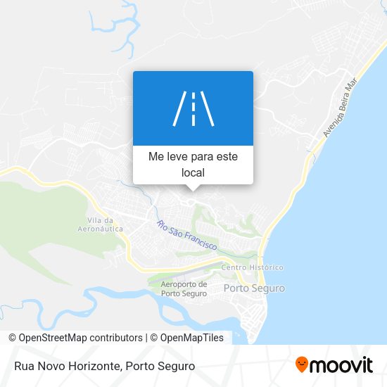 Rua Novo Horizonte mapa