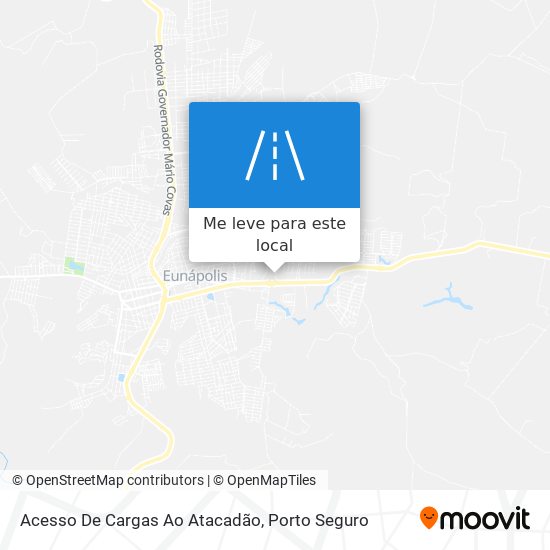 Acesso De Cargas Ao Atacadão mapa