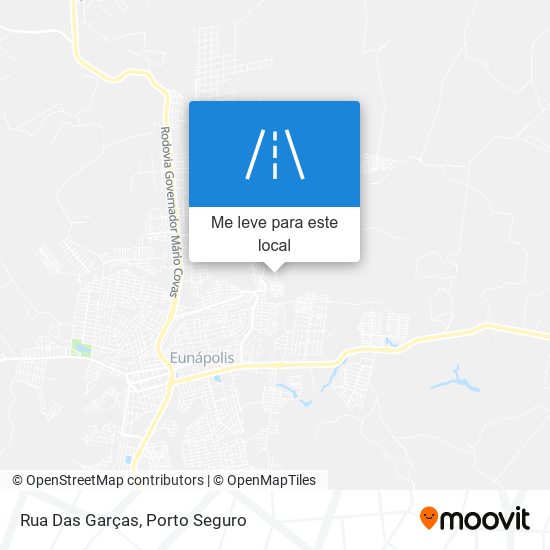 Rua Das Garças mapa