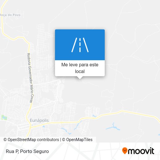 Rua P mapa