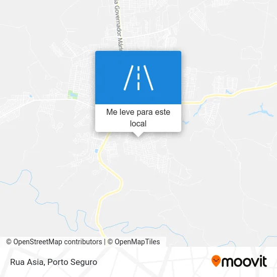 Rua Asia mapa