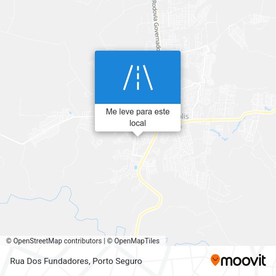 Rua Dos Fundadores mapa