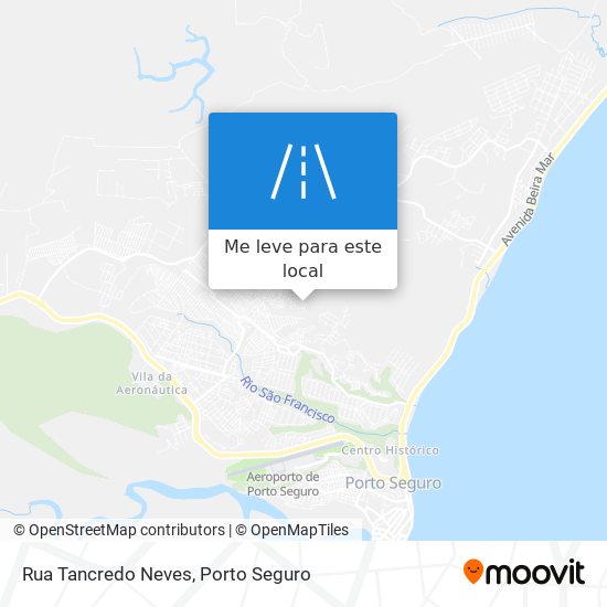 Rua Tancredo Neves mapa