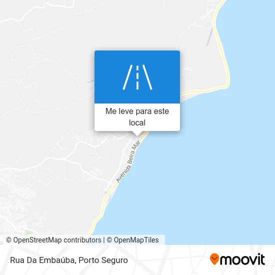 Rua Da Embaúba mapa