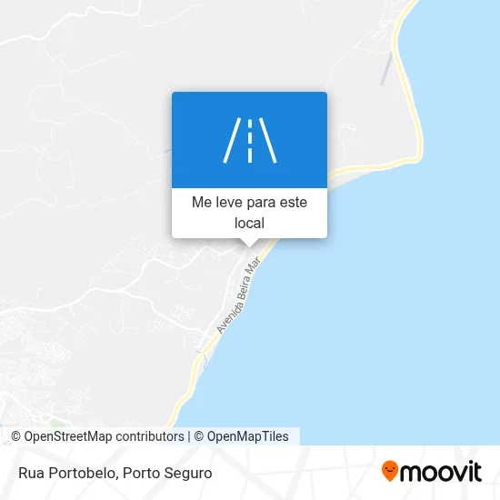 Rua Portobelo mapa