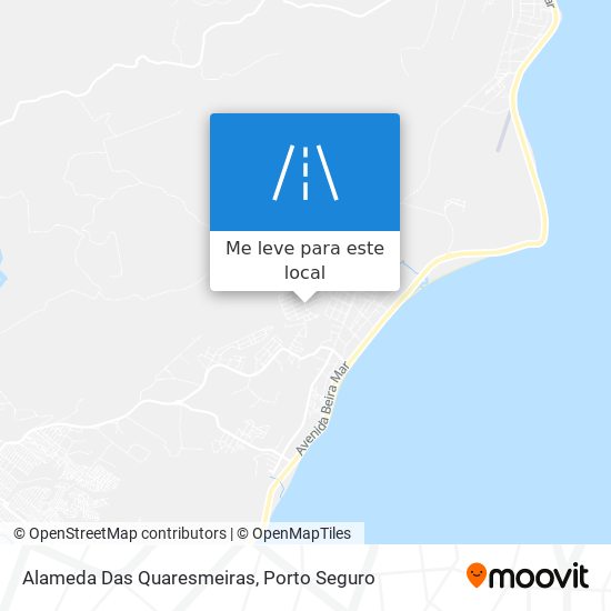 Alameda Das Quaresmeiras mapa