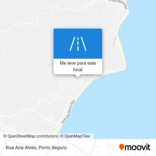 Rua Ana Alves mapa