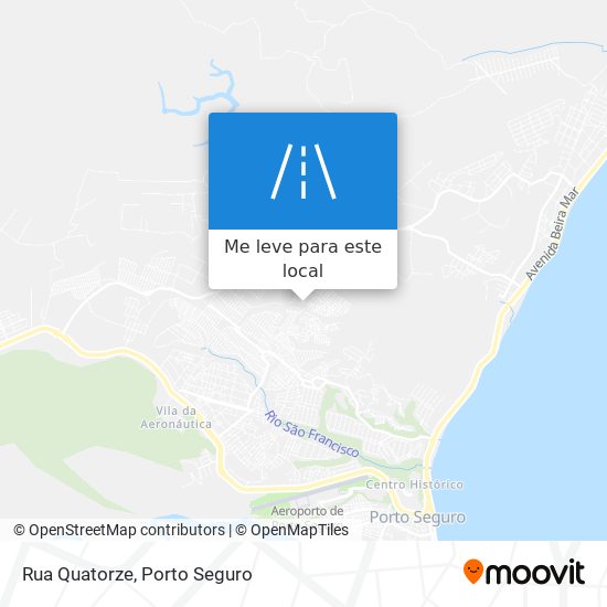 Rua Quatorze mapa