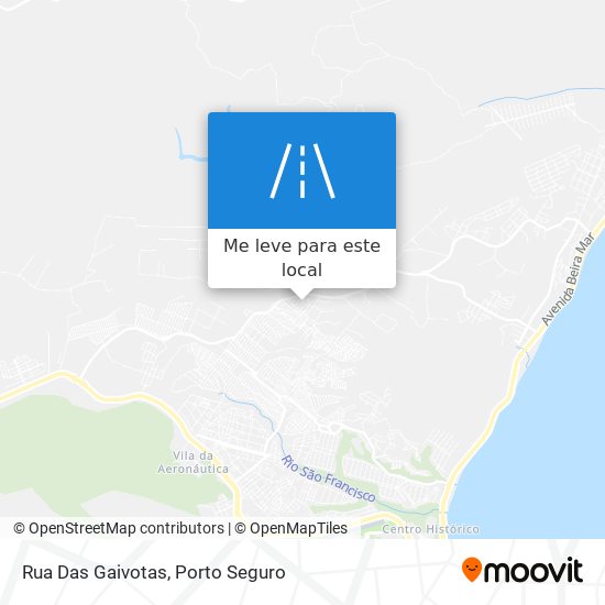 Rua Das Gaivotas mapa