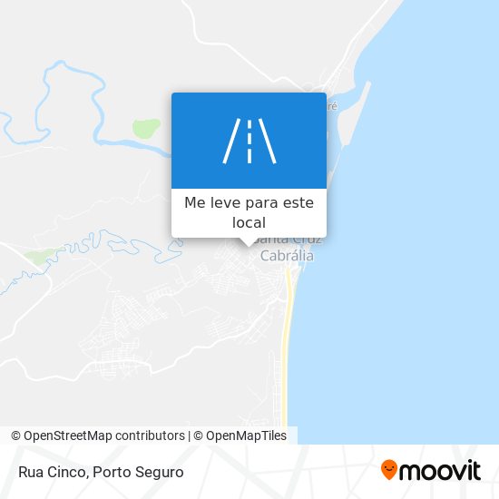 Rua Cinco mapa