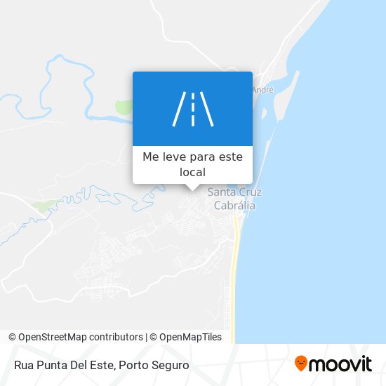 Rua Punta Del Este mapa