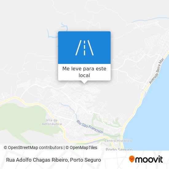 Rua Adolfo Chagas Ribeiro mapa