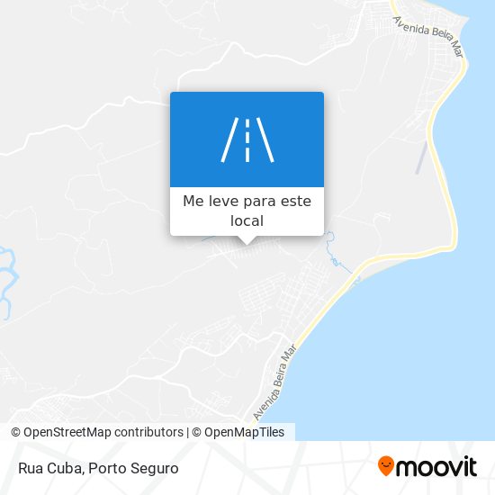 Rua Cuba mapa