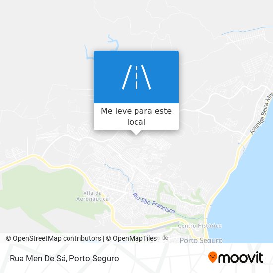 Rua Men De Sá mapa