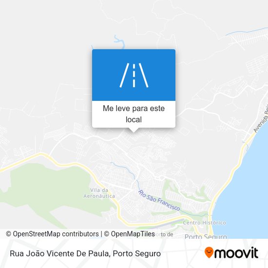 Rua João Vicente De Paula mapa