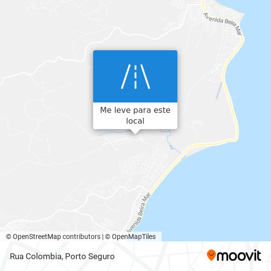 Rua Colombia mapa