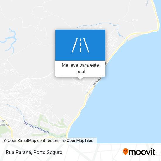 Rua Paraná mapa