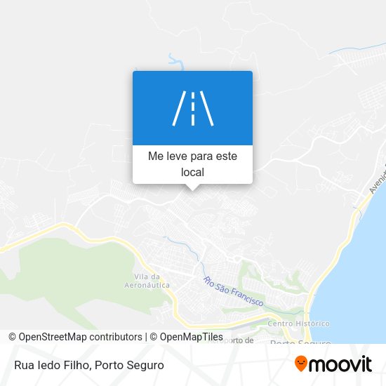Rua Iedo Filho mapa