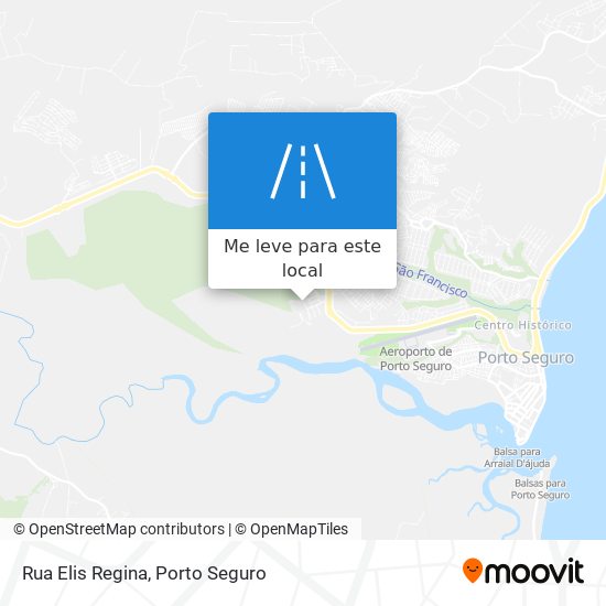 Rua Elis Regina mapa